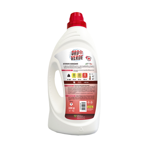 Detersivo Lavatrice Concentrato Igienizzante 1,8L 45 Lavaggi